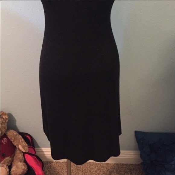 Black slip on sweater dress - Picture 3 of 4